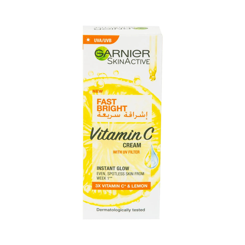 GARNIER FAST FAST BRIGHT VITAMIN C CREAM 50ML