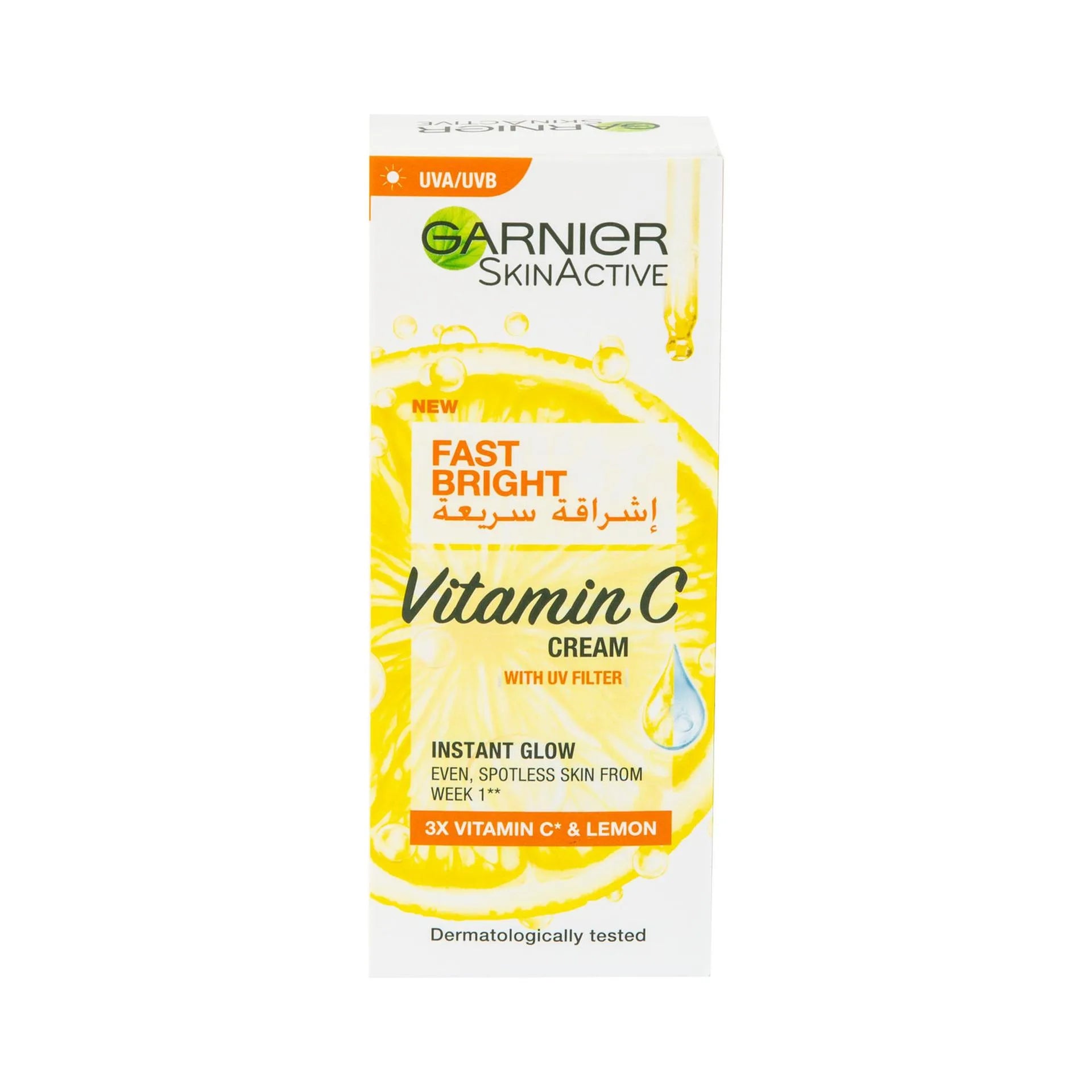 GARNIER FAST FAST BRIGHT VITAMIN C CREAM 50ML