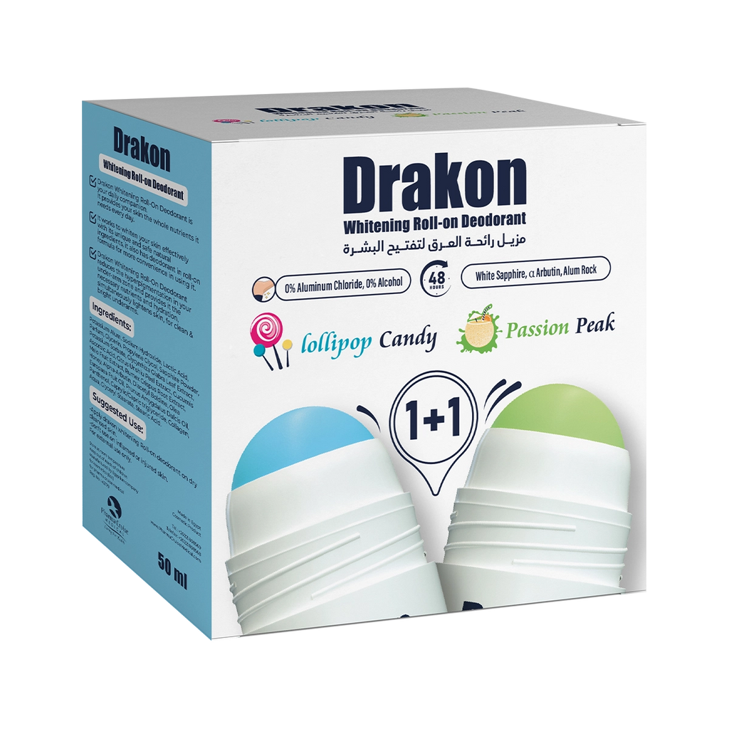 Drakon Whitening Roll on Lollipop Candy + Passion Peak Free