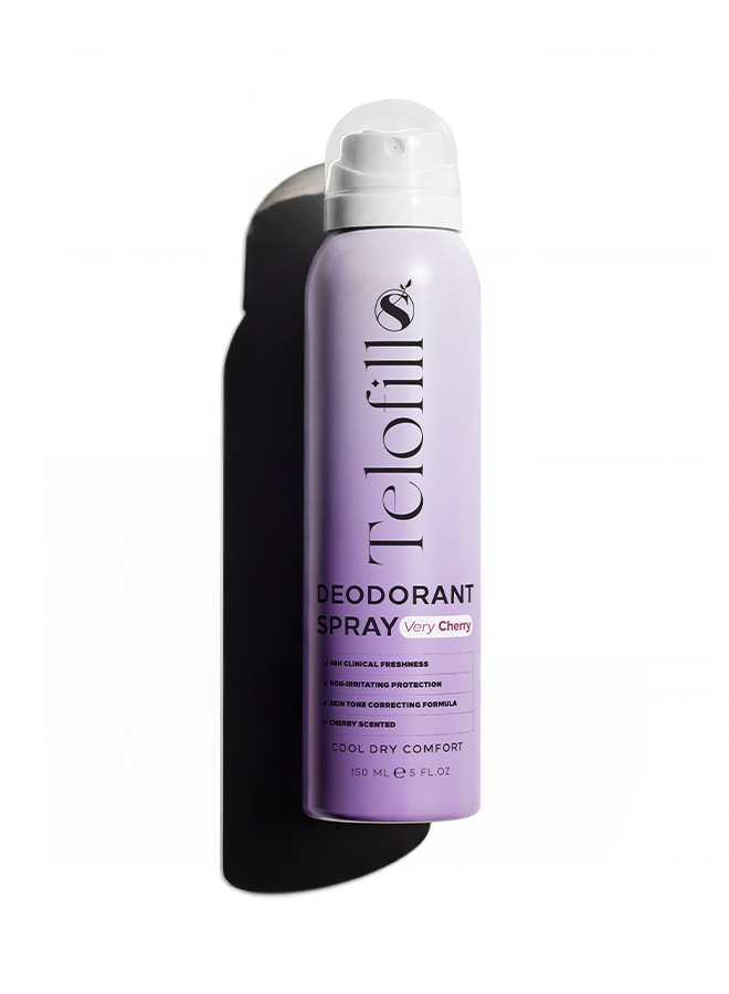 Telofill Deodorant Spray Very Cherry 1+1