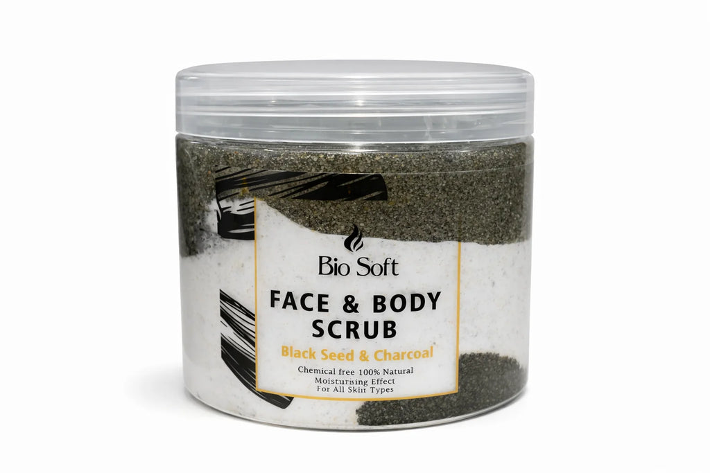 Bio Soft Scrub with Black seed & Charcoal Scrub