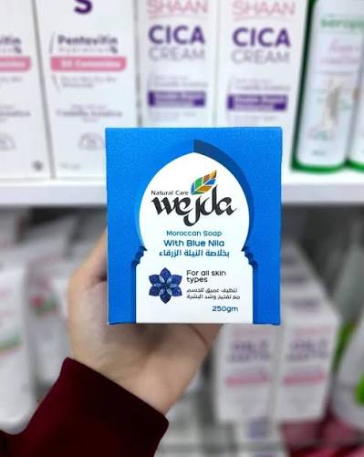 Wejda Moroccan Soap With Blue Nila