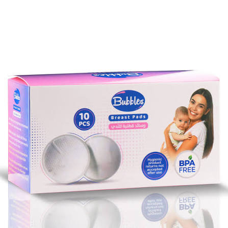 BUBBLES BREAST PADS 10 PCS وثائد ثدي