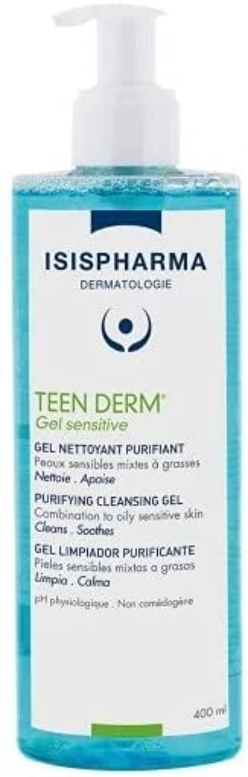 Isis Pharma Teen Derm Gel Sensitive Cleanser - 400ml