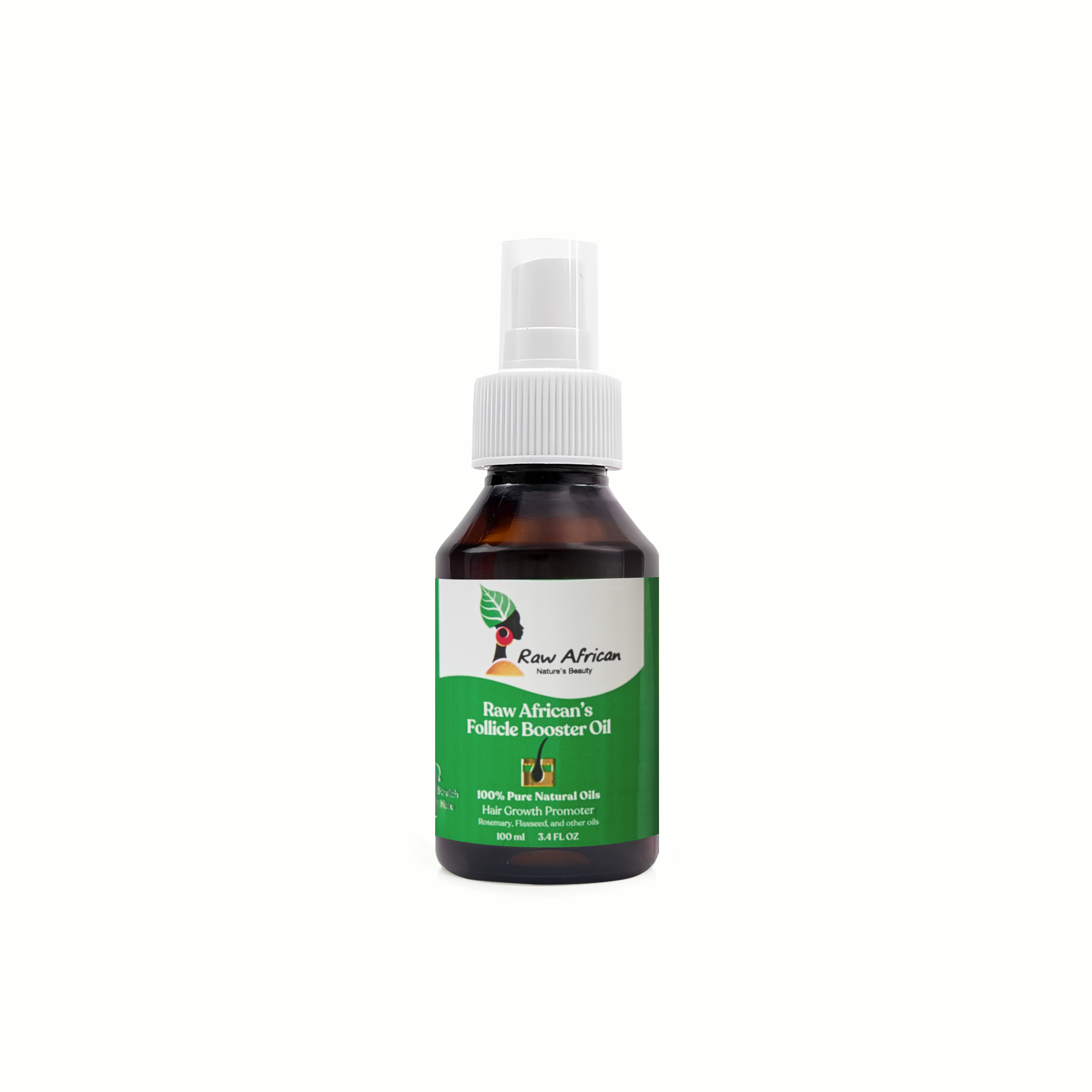 Raw African Hair Follicle Booster Oil