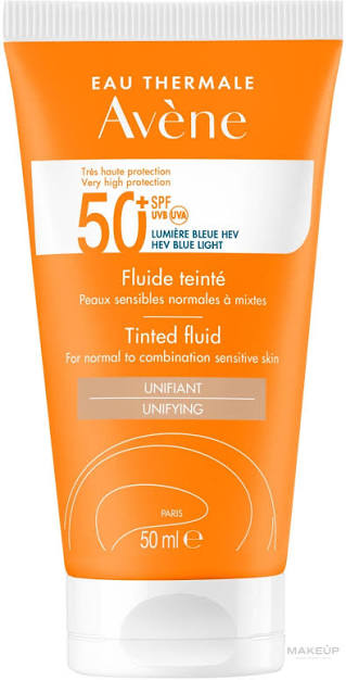 Avene Tinted Fluid SPF 50+ Sunscreen - 50ml