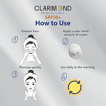 CLARIMOND WHITENING CREAM 50 ML ( ORCHIDIA )