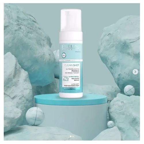 Eveline Clean Shot Ultra-soft Face Cleansing Foam