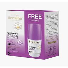 Beesline Whitening Roll-On Deodorant - Beauty Pearl (1+1 Free)