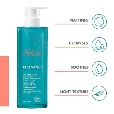 Avene Cleanance Cleansing Gel - 400ml