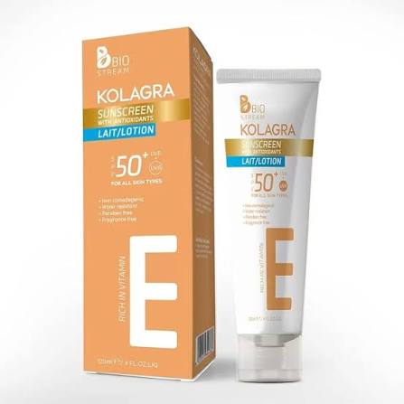 Kolagra Sun Screen Lotion 120ml (1+1)