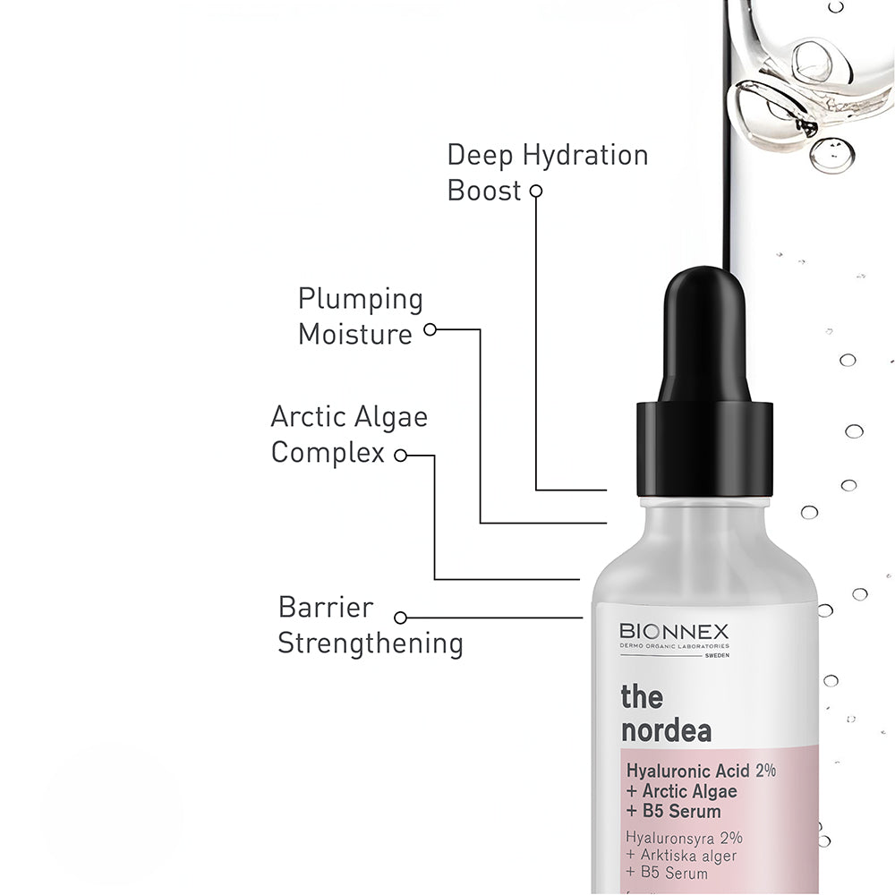 Bionnex The Nordea Intense Moistturizing Hyaluronic Acid Serum For All Skin Types
