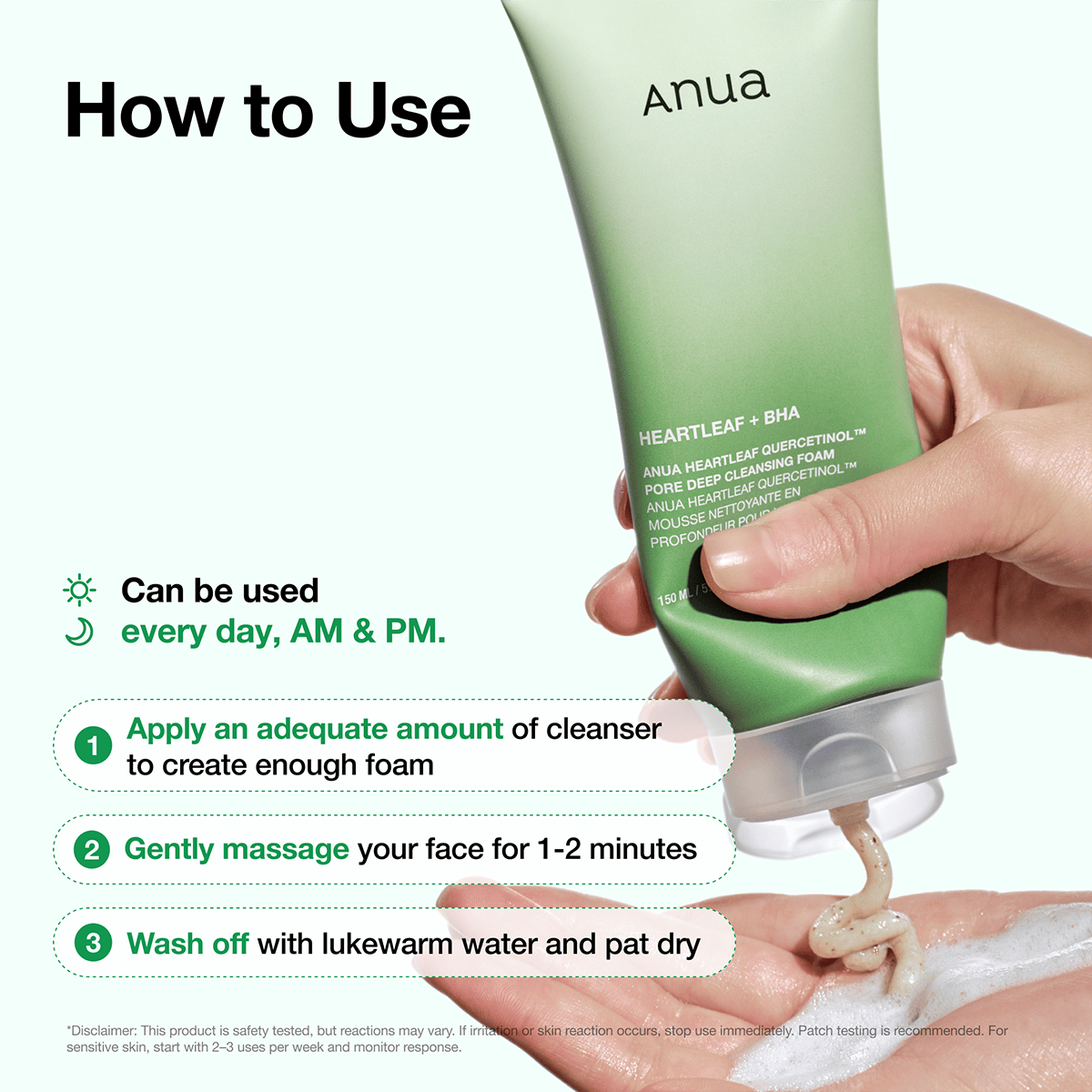 ANUA CLEANSING FOAM 150ML