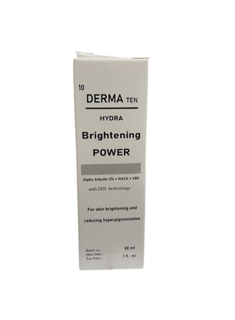Derma10 Brightening power serum Alpha Arbutin 2%+ HA1%