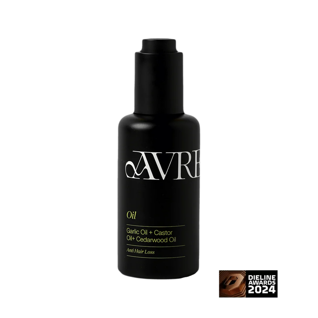 AVRELLE GARLIC OIL + CASTOR OIL + CEDARWOOD OIL DRY OIL BLEND FOR HAIR LOSS AND THINNING