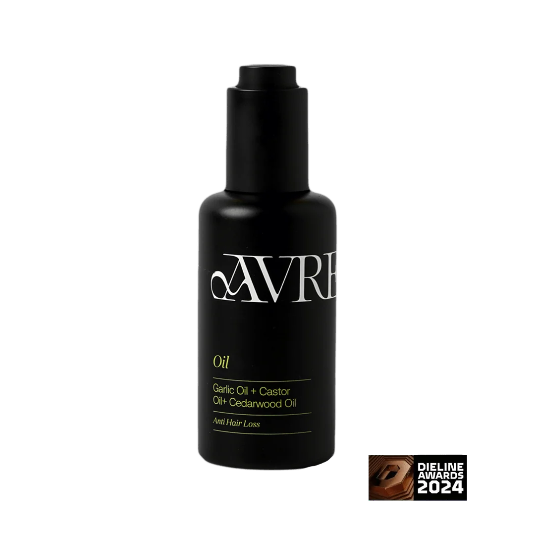 AVRELLE GARLIC OIL + CASTOR OIL + CEDARWOOD OIL DRY OIL BLEND FOR HAIR LOSS AND THINNING