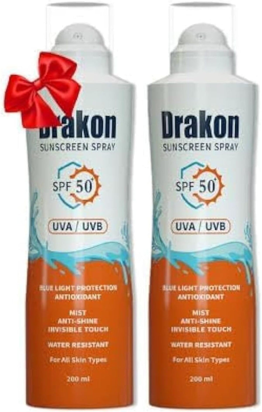 Drakon® Promopack Sunscreen Spray Invisible Touch SPF50+ X2