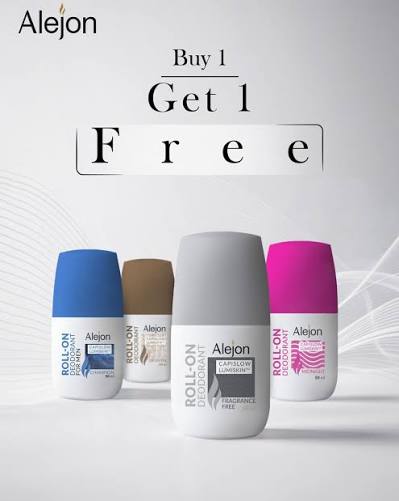 Alejon Roll-On Deodorant 50Ml  (Midnight) 1+1