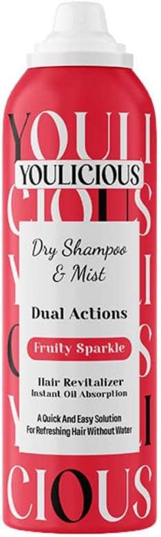 YOULICIOUS DRY SHAMPOO & MIST FRUITY SPARKLE