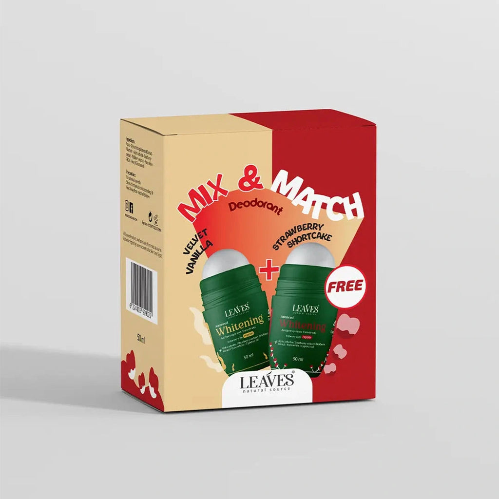 Leaves Advanced Whitening Antiperspirant Deodorant - Velvet Vanilla & Strawberry Shortcake