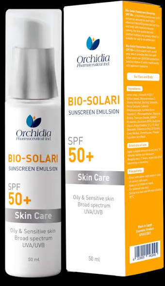 BIO SOLARI SUN SCREEN EMULSION SPF 50+ ORCHIDIA