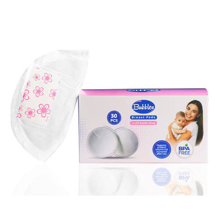 BUBBLES BREAST PADS 30 PCS وثائد ثدي