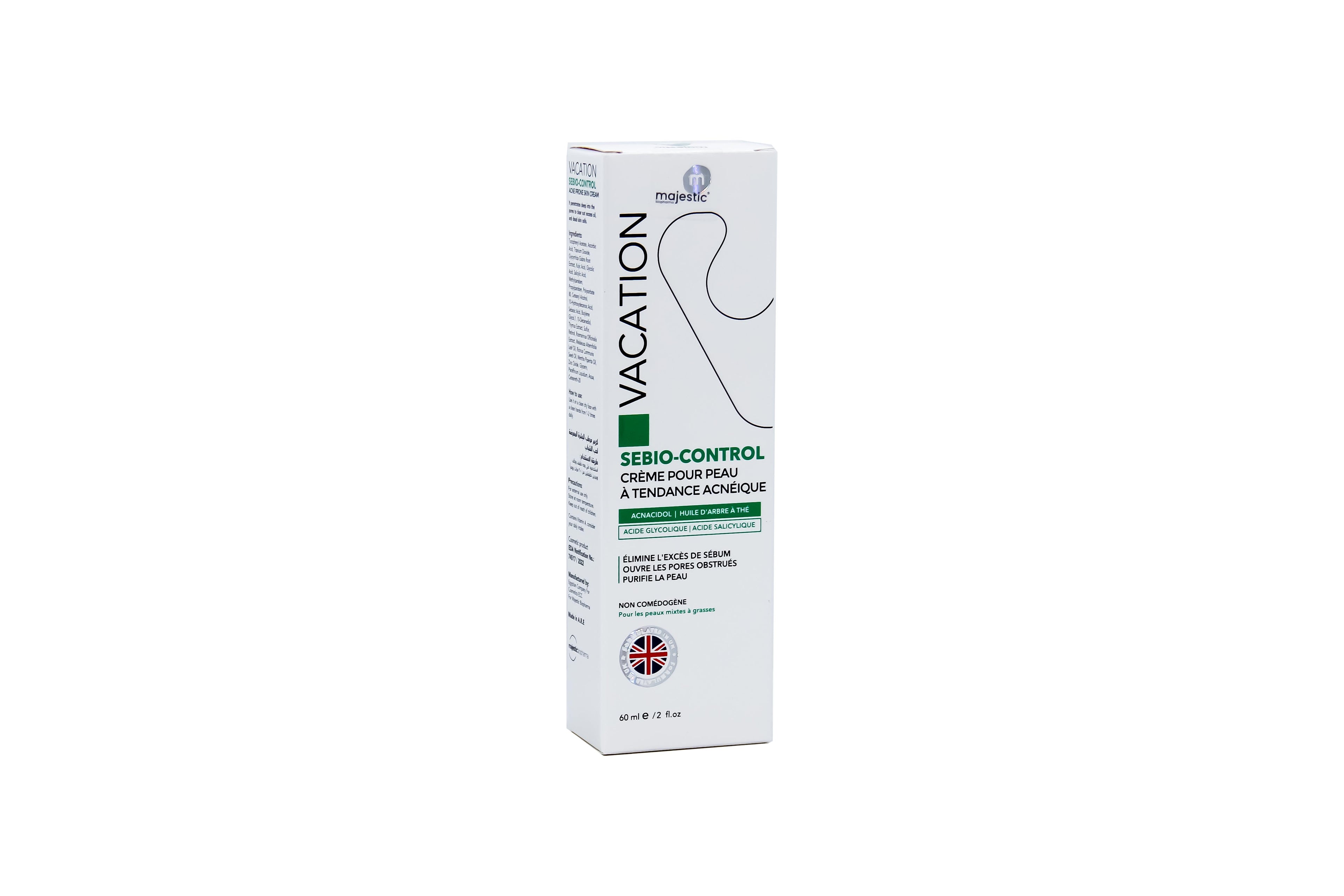 Vacation Sebio-Control Acne Cream 60ml