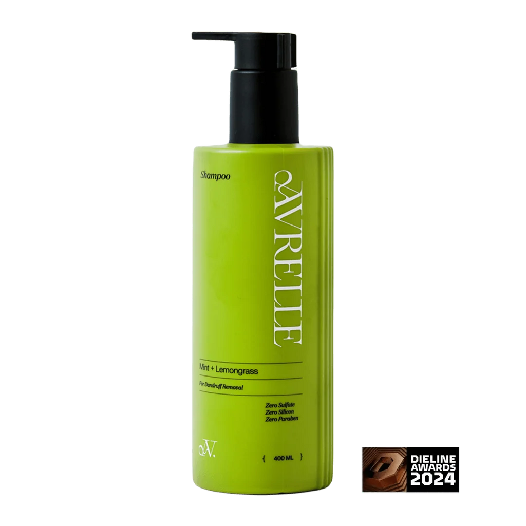 AVRELLE MINT + LEMONGRASS ANTIDANDRUFF SHAMPOO FOR NORMAL TO OILY HAIR