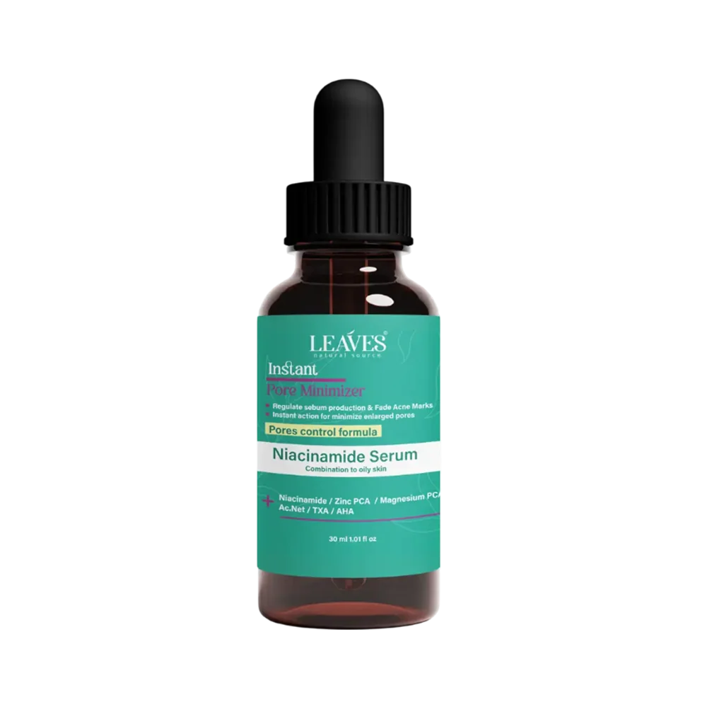 Leaves Niacinamide Serum – Pore Minimizer & Sebum Control