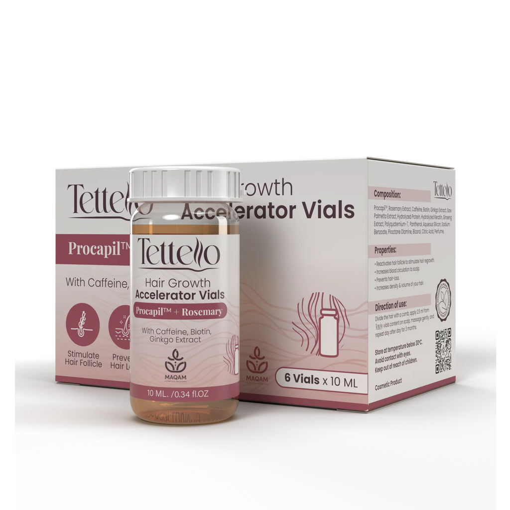 Tettello Hair Growth Accelerator Vials (6*10 ml)
