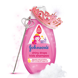 JOHNSONS SHINY DROPS SHAMPOO 300ML