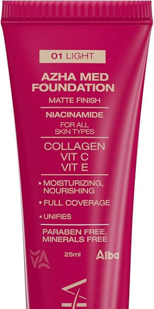 AZHA FOUNDATION 01 25 ML فاتح