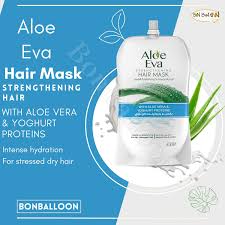 Aloe Eva Hair Mask Pouch With Aloe Vera & Yoghurt Proteins 250 Gm