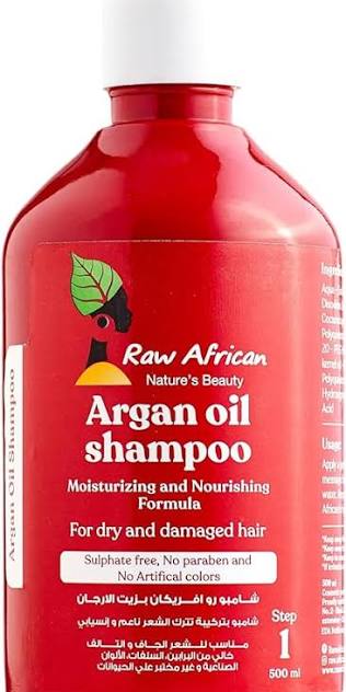Raw African Argan Oil Shampoo 300ml