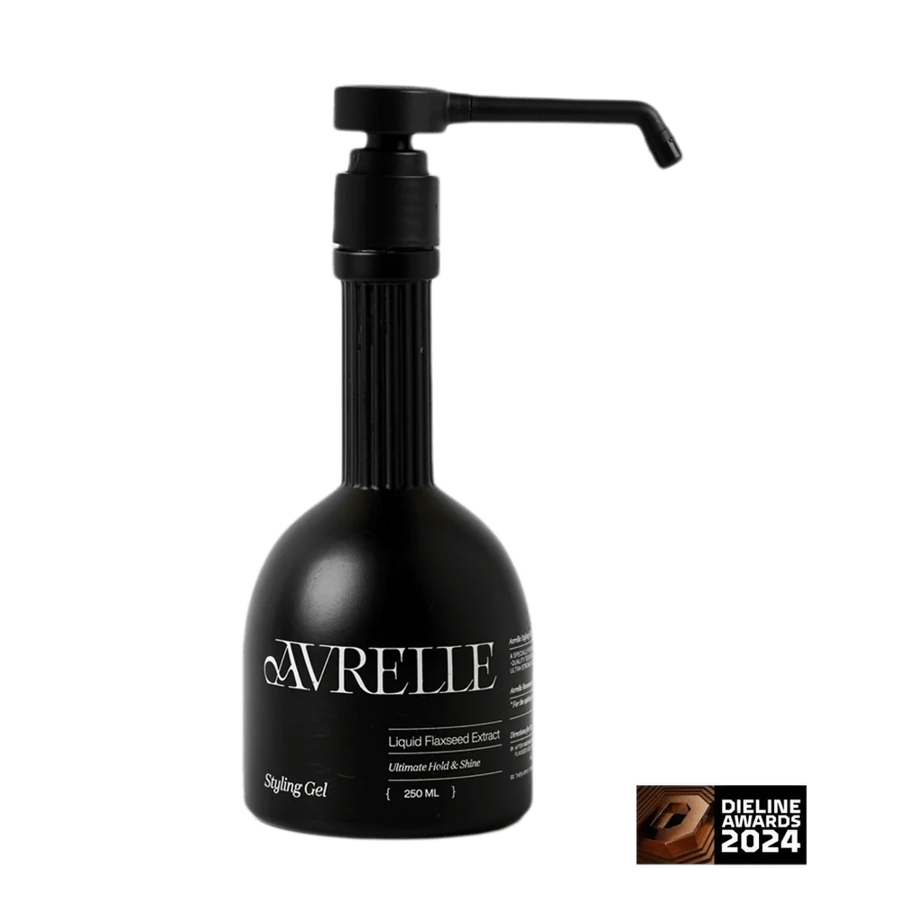 AVRELLE STRONG HOLD  FLAXSEED HAIR STYLING GEL