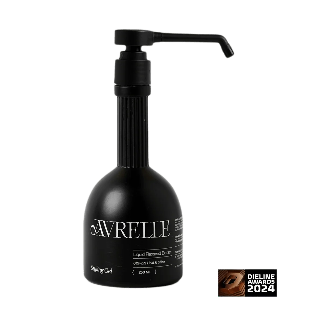 AVRELLE STRONG HOLD  FLAXSEED HAIR STYLING GEL