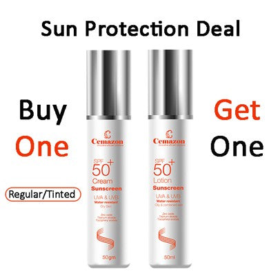 CEMAZONE SUN SCREEN CREAM 50 ML 1+1