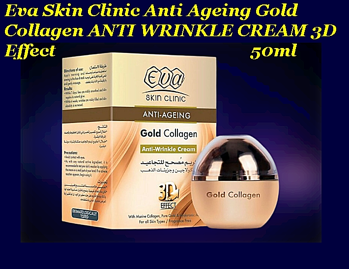 Eva Skin Clinic Anti-Ageing Gold Collagen Anti-Wrinkle Cream 50 Ml