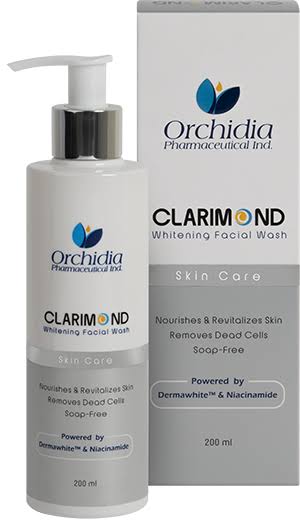 CLARIMOND WHIT.FACI.WASH 200 ML (ORCHIDIA )