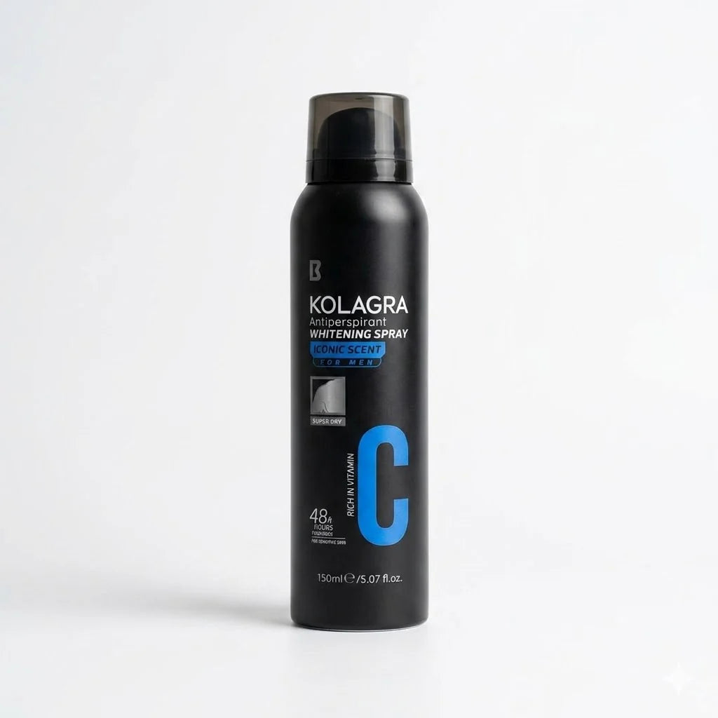 KOLAGRA ANTIPERSPIRANT ICONIC SCENT SPRAY FOR MEN 150ML