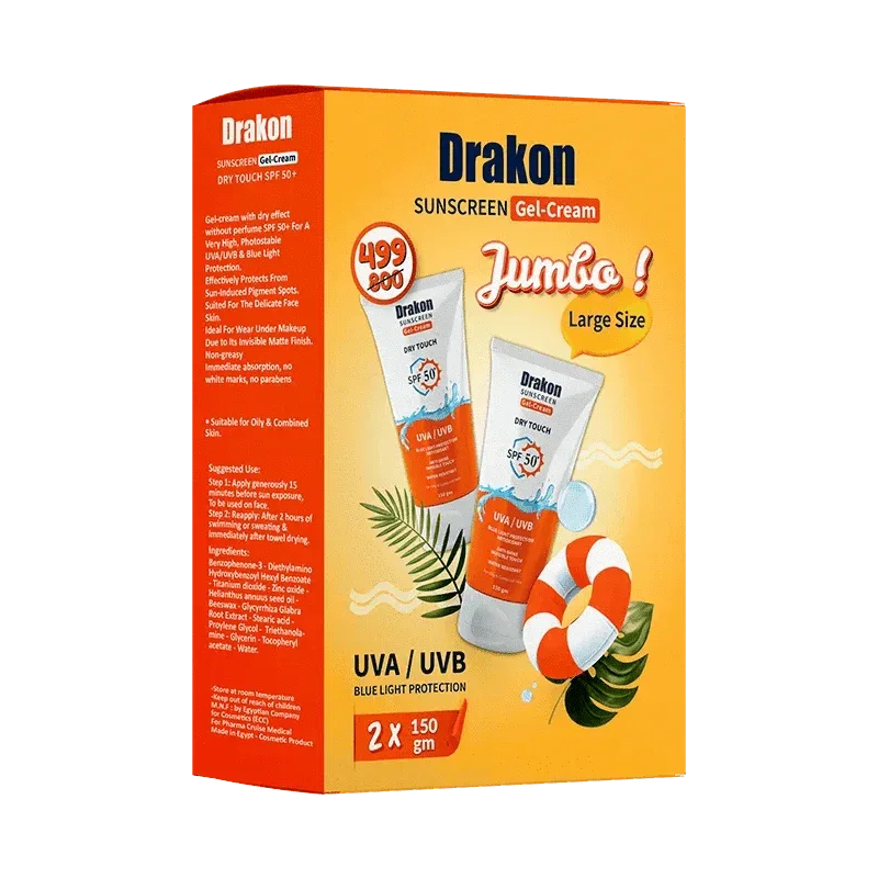 drakon sunscreen gel cream promo 150mg