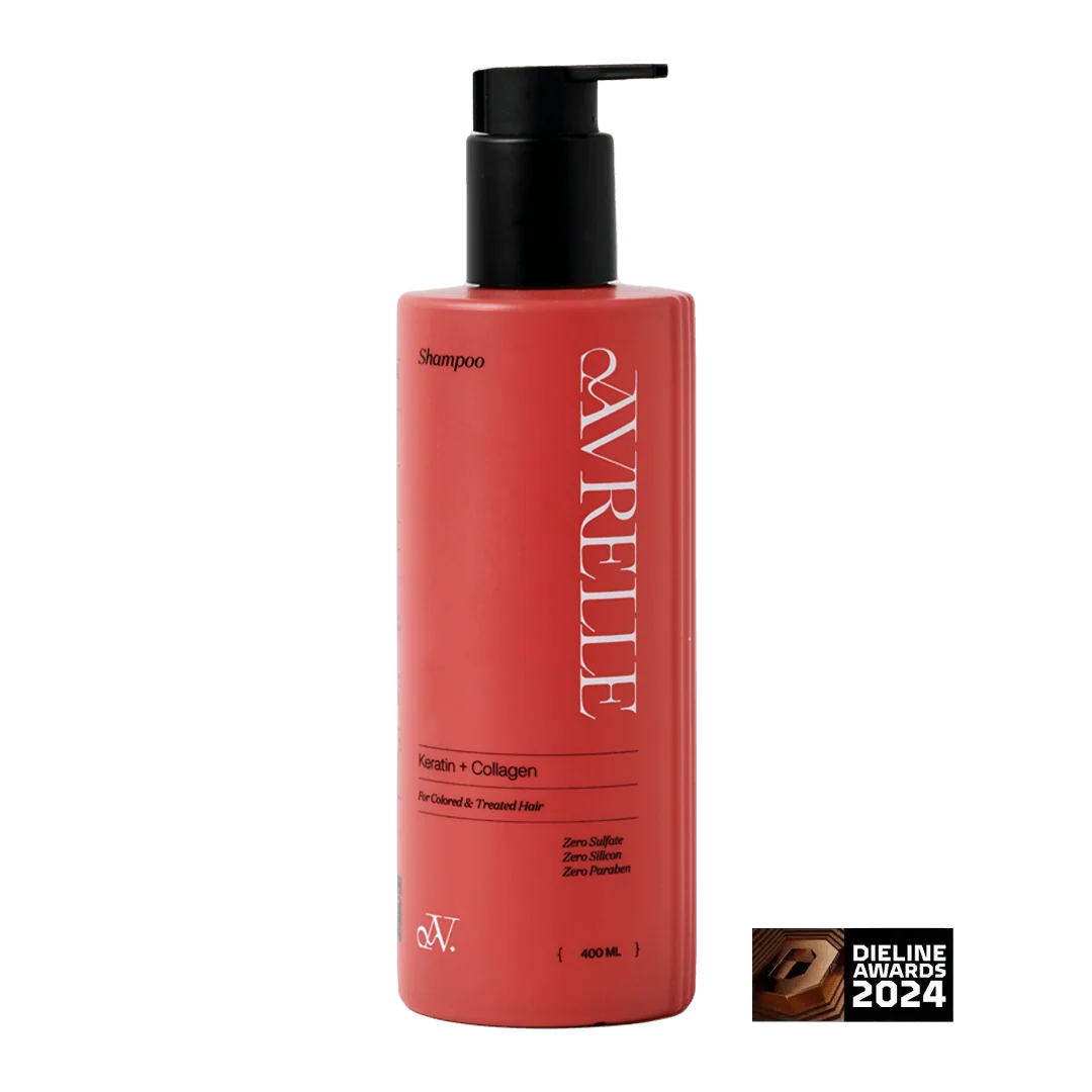 AVRELLE KERATIN + COLLAGEN SULFATE FREE SHAMPOO FOR COLORED AND TREATED HAIR