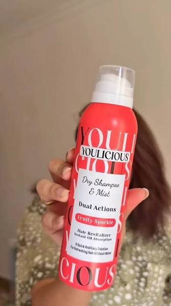 YOULICIOUS DRY SHAMPOO & MIST FRUITY SPARKLE