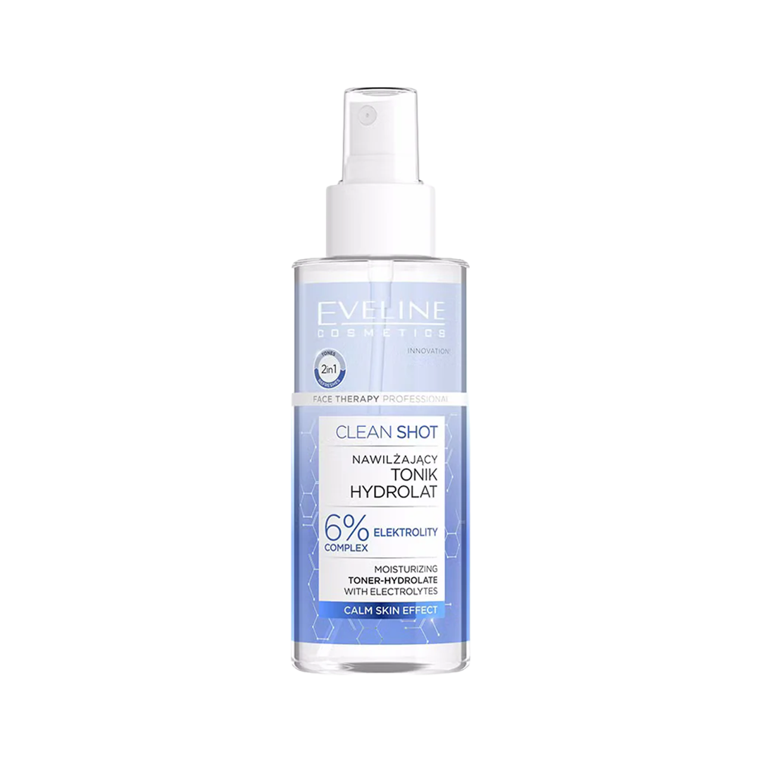 Eveline Clean Shot Moisturizing Toner-Hydrolate