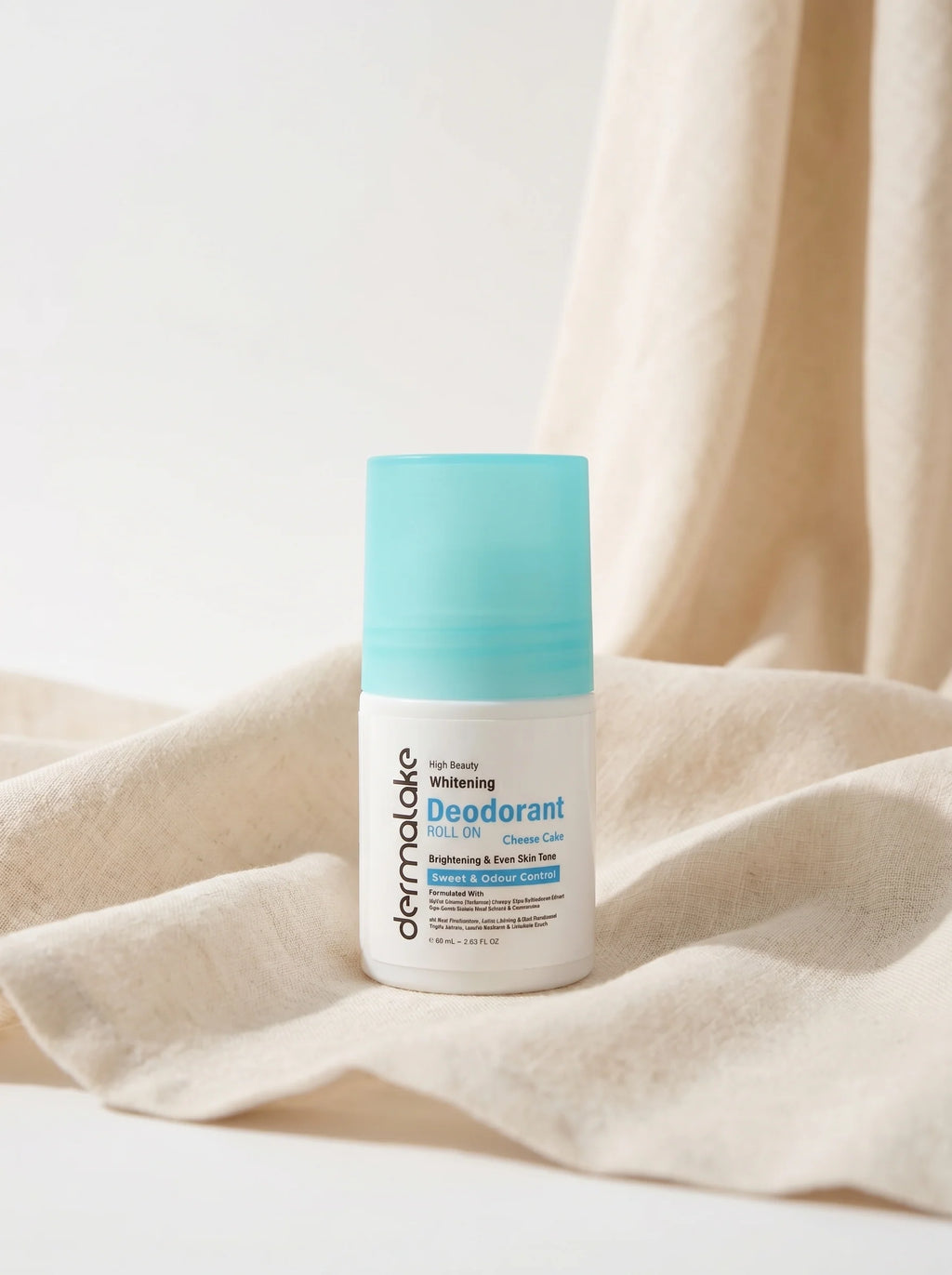 dermaLake Deo Whitening Cheese Cake Roll On - 48 Hours Protection