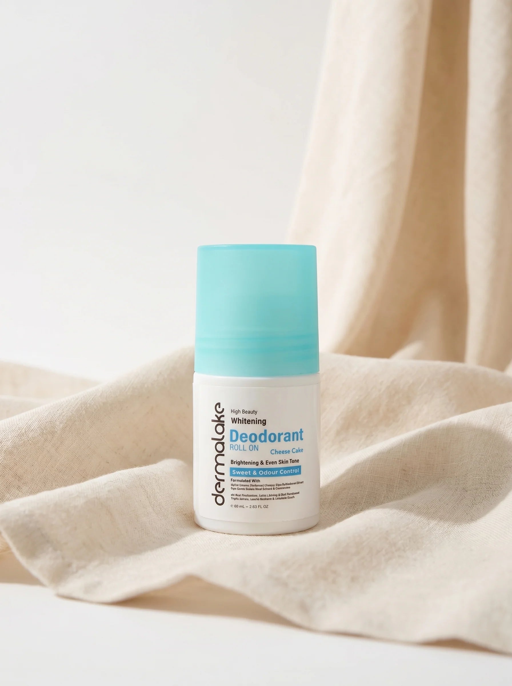 dermaLake Deo Whitening Cheese Cake Roll On - 48 Hours Protection