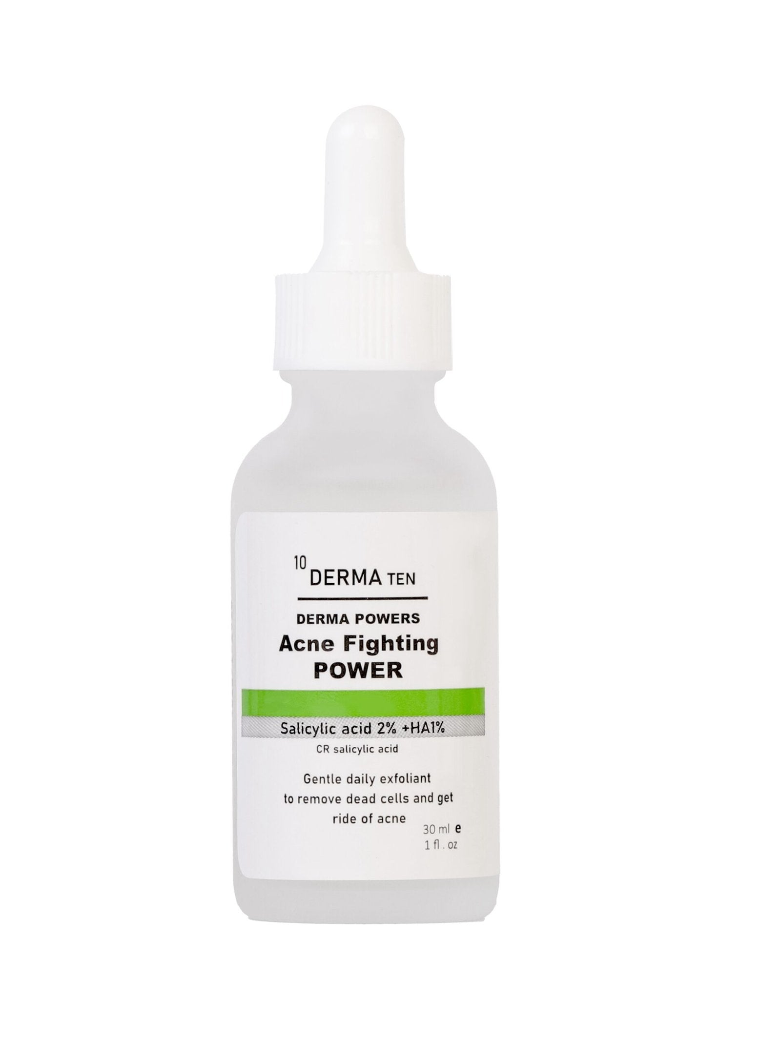 Derma10 Acne fighting power serum Salicylic acid 2%+HA