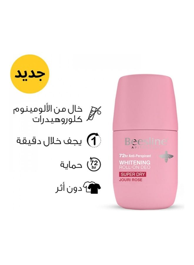 Beesline Natural Whitening Super Dry Jouri Rose Roll-On Deodorant - 50ml