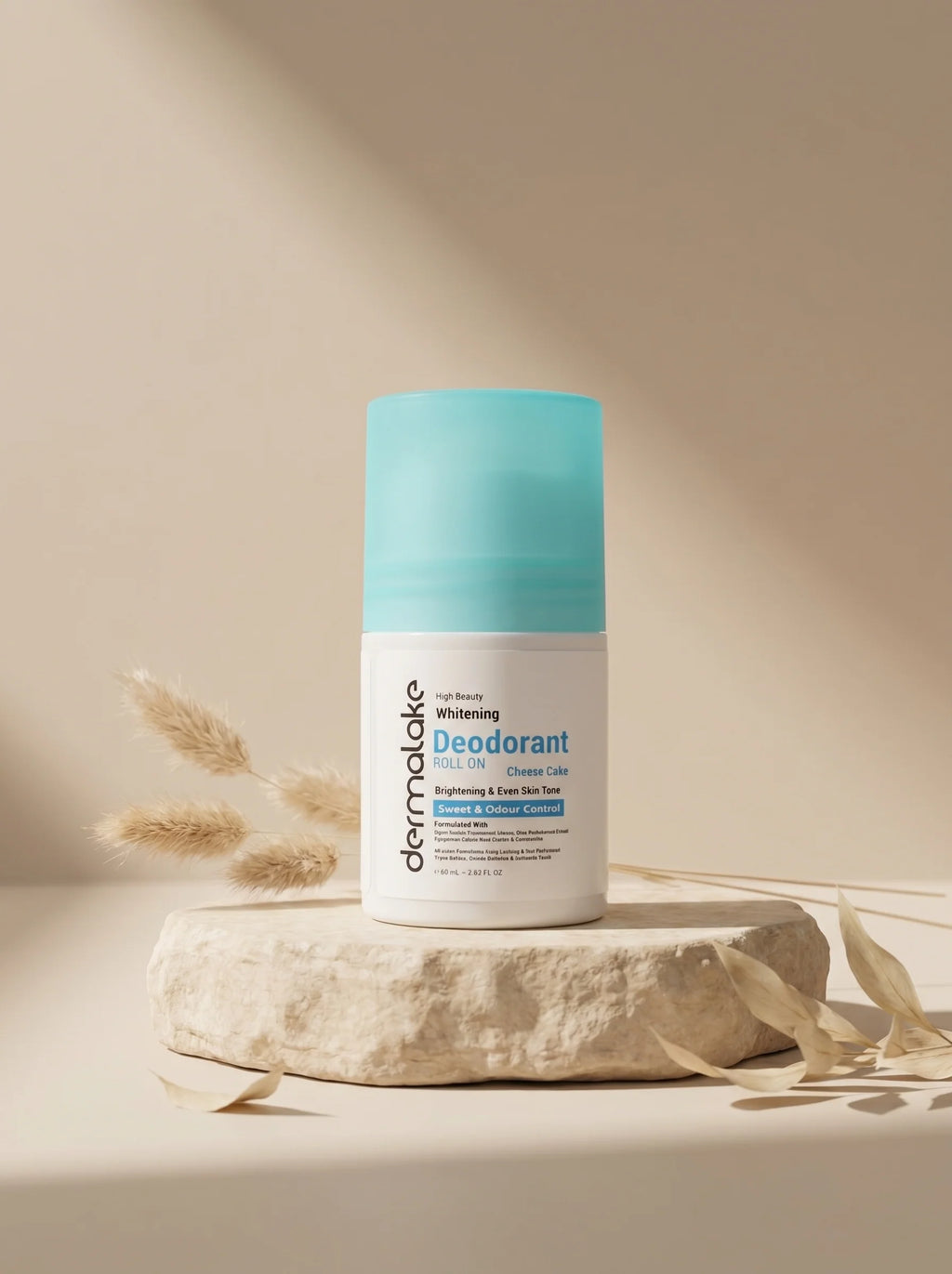 dermaLake Deo Whitening Cheese Cake Roll On - 48 Hours Protection