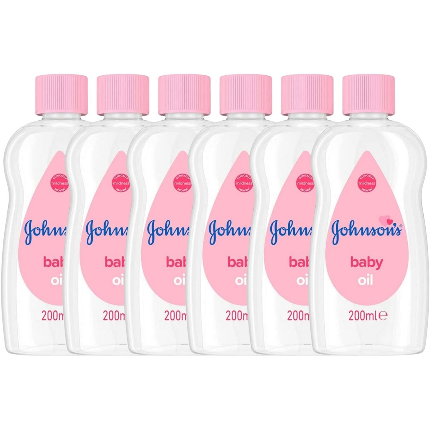 JOHNSONS BABY OIL 200 ML البينك